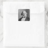 Herbert Spencer Vierkante Sticker (Tas)