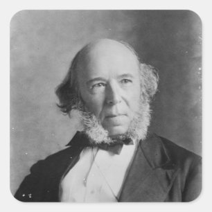 Herbert Spencer Vierkante Sticker