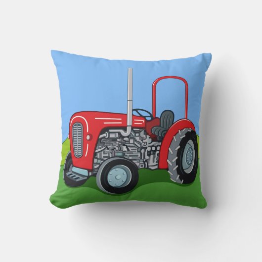 Herbert the Tractor Kussen (Voorkant)