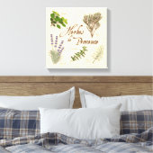 Herbes de Provence Canvas Art Afdruk (Insitu (Slaapkamer))