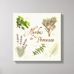 Herbes de Provence Canvas Art Afdruk