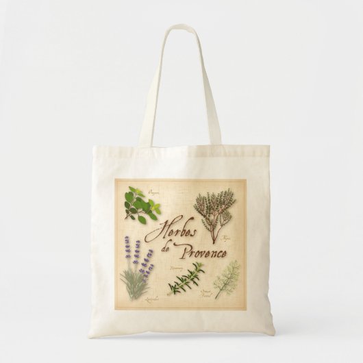 Herbes de Provence Canvas tas (Voorkant)