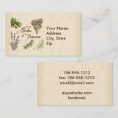 Herbes de Provence Carte de visite (Devant / Derrière)