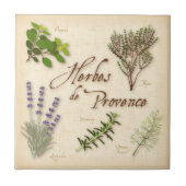 Herbes de Provence Ceramic Tile Tegeltje (Voorkant)
