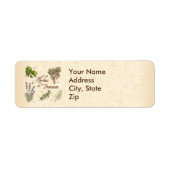 Herbes de Provence Étiquettes de adresse (Devant)