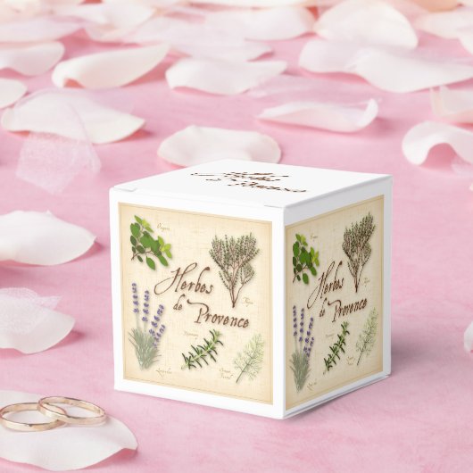 Herbes de Provence Favor Box Bedankdoosjes (Huwelijk)