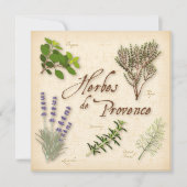 Herbes de Provence Flat Card (Voorkant)