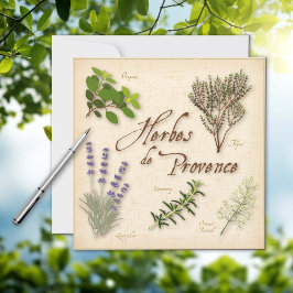Herbes de Provence Flat Card