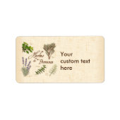 Herbes de Provence Labels (Voorkant)