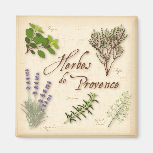 Herbes de Provence Magnet Magneet (Voorkant)