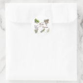 Herbes de Provence Round Sticker (Tas)