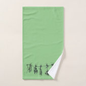 Herbes du jardin (Serviette à main)