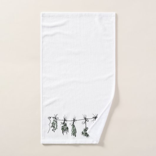Herbes du jardin (Serviette à main)