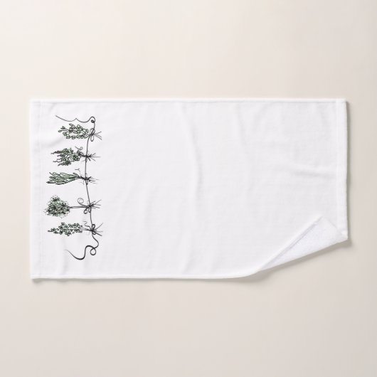 Herbes du jardin (Serviette à main)