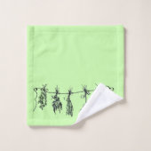 Herbes du jardin (Gant de toilette)