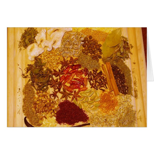 Herbes et collage d'épices (Devant horizontal)