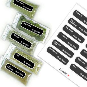 Herbes et épices minimaux Étiquettes de marque