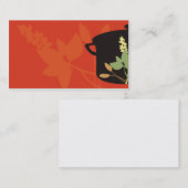 herbes faisant cuire le carte de visite de pot (Devant / Derrière)