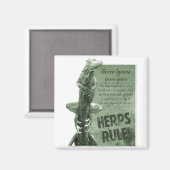 Herbes Règle Magnet Iguana (Recto/Verso)