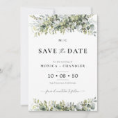 Herbes vertes Économisez Les Cartes De Date (Devant)