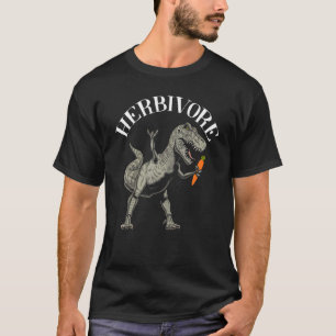 Herbivoor Dinosaurus Vegan Vegetarisch Anti Vlees  T-shirt