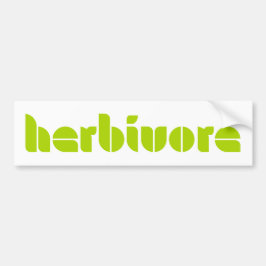 Herbivore Bumpersticker