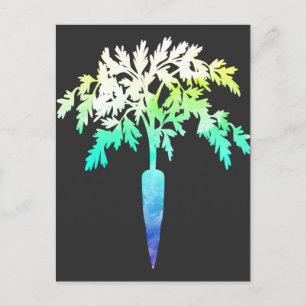 Herbivore Carrot Gift for Vegans and Vegetarian Briefkaart