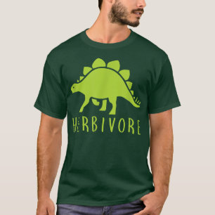 Herbivore Dinosaur Vegan Vegetarian Life Style T-shirt