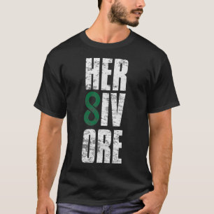 HERBIVORE Forever Vegan Vegetarian Plant Insp T-shirt