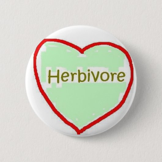 Herbivore Heart Button (Voorkant)