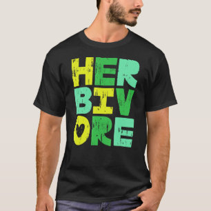 Herbivore Heart Vegan Kleding Door De Dharma Wink T-shirt