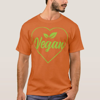 Herbivore Vegan Heart Veget, gebaseerd op storend  T-shirt