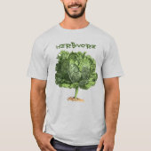 Herbivore Vegan Vegetarian T-Shirt (Voorkant)