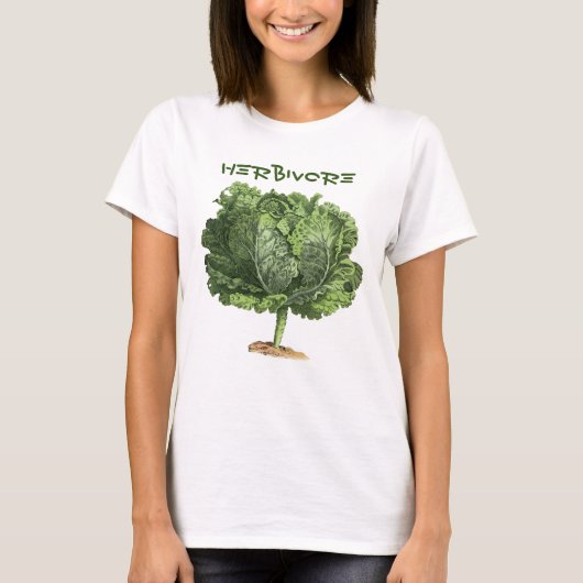 Herbivore Vegan Vegetarian T-shirt (Voorkant)