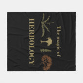 herbologie fleece deken (Voorkant (Horizontaal))