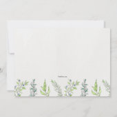 Herboristen Foto Afstuderen Uitnodiging (Achterkant)