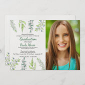 Herboristen Foto Afstuderen Uitnodiging (Voorkant / Achterkant)