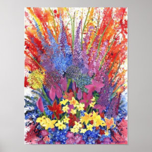 Herbruikbaar Poster van Alaskan Wildflower