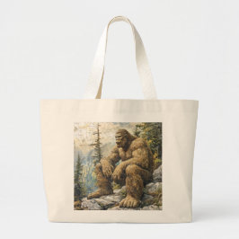 Herbruikbare Bigfoot Grote Tote Bag