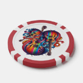 Herbruikbare boodschappentas poker chips (Enkel)