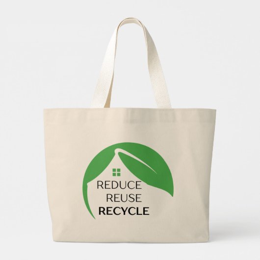 Herbruikbare Canvas tas reduceren - Eco Mess - Reu (Achterkant)