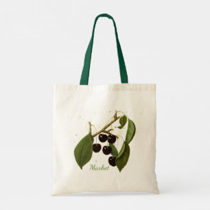 Herbruikbare Canvas tas van de Botanische Cherries
