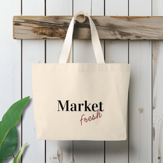 Herbruikbare markt grote tote bag