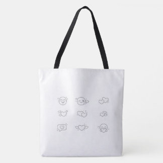 Herbruikbare schouder-tas - Mooie artistieke kunst Draagtas