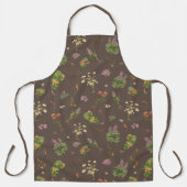 Herbs in Autumn apron. Schort (Voorkant)