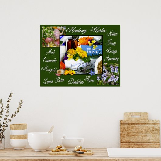HERBS ~ POSTER (Keuken)