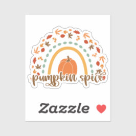 Herbst Aufkleber Pumpkin Spice Sticker