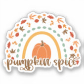 Herbst Aufkleber Pumpkin Spice Sticker (Voorkant)