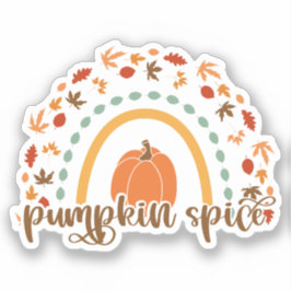 Herbst Aufkleber Pumpkin Spice Sticker