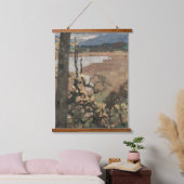 Herbst en Chiemsee | Leo Putz Landschapskunst Hangend Wandkleed (Slaapkamer)